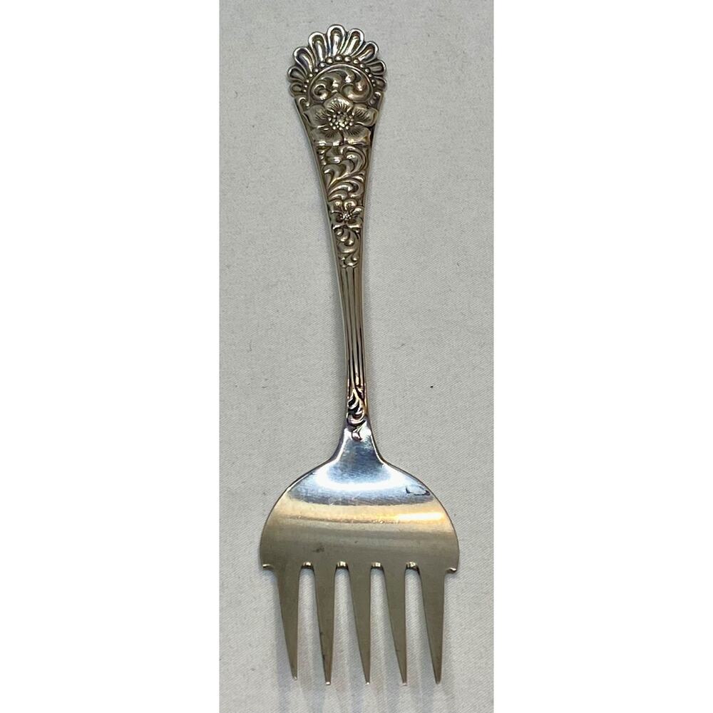 Hamilton and Diesinger Sterling Silver Sardine Fork 6 1/4" Silverware 33 gr